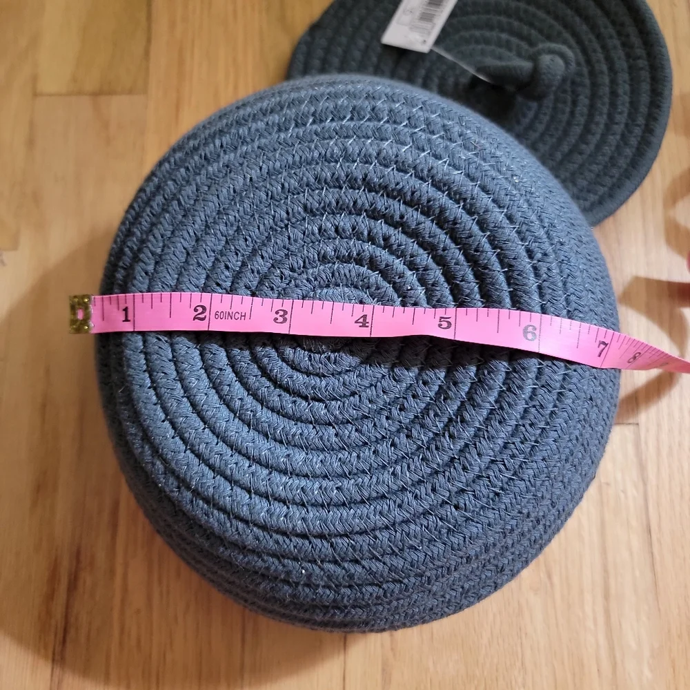 Rope Basket With Lid | Home Decor